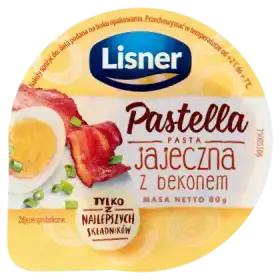 Lisner Pastella Pasta jajeczna z bekonem 80 g