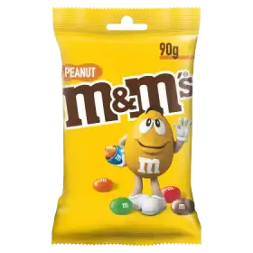 M&M's Peanut Orzeszki ziemne oblane czekoladą w kolorowych skorupkach 90 g