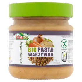 Primaeco Bio pasta warzywna z soczewicą 160 g