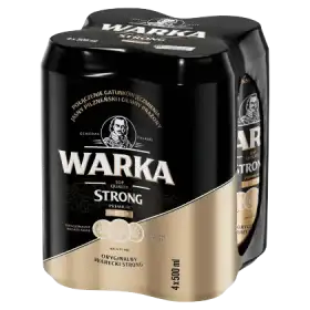 Warka Strong Piwo jasne 4 x 500 ml