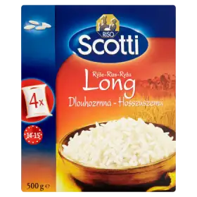 Riso Scotti Ryż biały długoziarnisty 500 g (4 x 125 g)