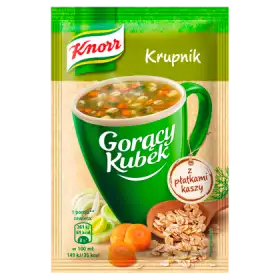 Knorr Gorący Kubek Krupnik z płatkami kaszy 18 g