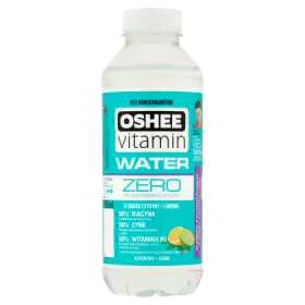 Oshee Vitamin Water Zero Niegazowany napój o smaku cytryny-limonki 555 ml