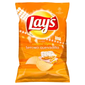 Lay's Chipsy ziemniaczane karbowane o smaku serowej quesadilli 130 g