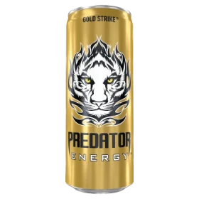 Predator Energy Gold Strike Gazowany napój energetyczny 250 ml