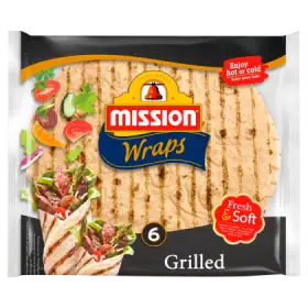 Mission Wraps Grilled Tortilla pszenna 370 g (6 sztuk)