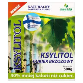 Zielony listek Ksylitol cukier brzozowy 500 g
