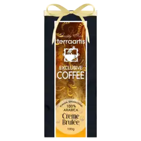 Terraartis Exclusive Coffee Arabica Kawa smakowa creme brulee 100 g