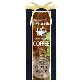 Terraartis Exclusive Coffee Arabica Kawa smakowa orzech wanilia100 g
