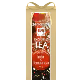 Terraartis Exclusive Tea Herbata czerwona Pu-erh imbir & pomarańcza 50 g