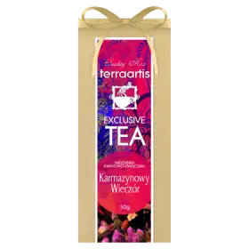 Terraartis Exclusive Tea Mieszanka kwiatowo-owocowa karmazynowy wieczór 50 g