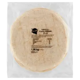 Fanex Tortilla placki pszenne 25 cm 1,08 kg (18 x 60 g)