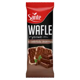 Sante Wafle ryżowe z czekoladą deserową 62 g