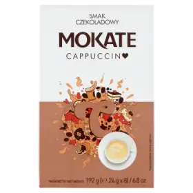Mokate Cappuccino smak czekoladowy 192 g (8 x 24 g)