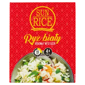 Sun Rice Ryż biały 400 g (4 x 100 g)