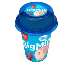 Big Milk Lody śmietankowo-malinowe 150 ml