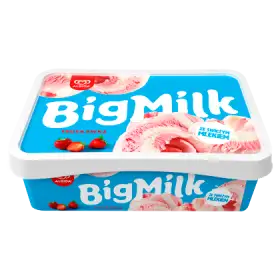 Big Milk Truskawka Lody 900 ml