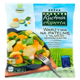 Oerlemans Kuchnia eksperta Warzywa na patelnię z talarkami ziemniaczanymi 450 g