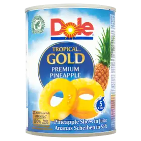 Dole Tropical Gold Plastry ananasa w soku 567 g