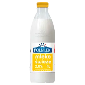 Polmlek Mleko świeże 2,0% 1 l