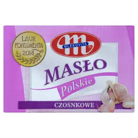 Mlekovita Masło Polskie czosnkowe 100 g