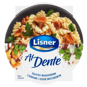 Lisner Al Dente Sałatka makaronowa z kurkami i sosem śmietanowym 150 g