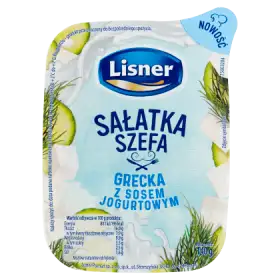 Lisner Sałatka szefa grecka z sosem jogurtowym 140 g