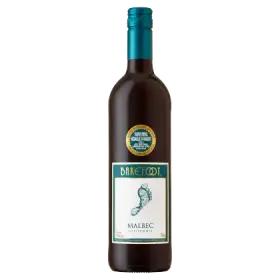 Barefoot Malbec Wino czerwone półwytrawne kalifornijskie 750 ml