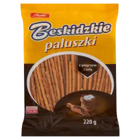 Aksam Beskidzkie Paluszki z pieprzem i solą 220 g