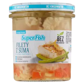 SuperFish Filety z suma w zalewie warzywnej 300 g