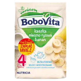 BoboVita Kaszka mleczno-ryżowa banan po 4 miesiącu 460 g (2 x 230 g)