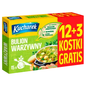 Kucharek Bulion warzywny 150 g (15 x 10 g)