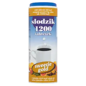 Sweetie Gold Słodzik 72 g (1200 tabletek)