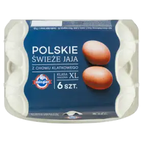 Mizgier Polskie świeże jaja z chowu klatkowego XL 6 sztuk