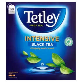 Tetley Intensive Herbata czarna 200 g (100 x 2 g)