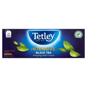 Tetley Intensive Herbata czarna 50 g (25 x 2 g)