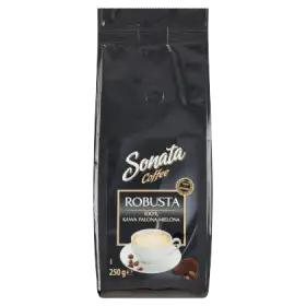 Sonata Coffee Robusta 100% Kawa palona mielona 250 g