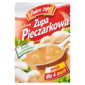 Dobre zupy Zupa pieczarkowa 60 g