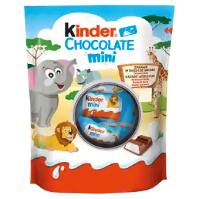 Kinder Chocolate Mini Batonik z mlecznej czekolady z nadzieniem mlecznym 120 g