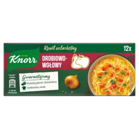 Knorr Rosół szlachetny drobiowo-wołowy 120 g (12 x 10 g)