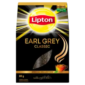 Lipton Earl Grey Classic Herbata czarna aromatyzowana 80 g