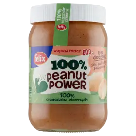 Felix Peanut Power 100% Pasta orzechowa 600 g