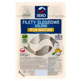 SEKO Filety śledziowe solone a'la matjas 250 g