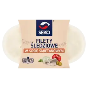 SEKO Filety śledziowe w sosie śmietanowym 250 g