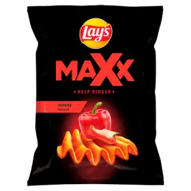 Lay's Maxx Chipsy ziemniaczane o smaku papryki 210 g