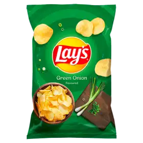 Lay's Chipsy ziemniaczane o smaku zielonej cebulki 180 g