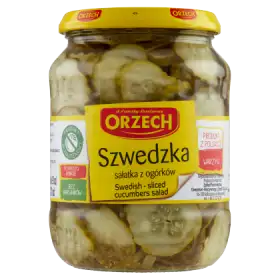 Orzech Szwedzka sałatka z ogórków 650 g