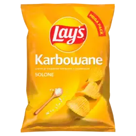 Lay's Chipsy ziemniaczane karbowane solone 210 g