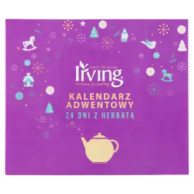 Irving Kalendarz adwentowy Herbata 38,5 g (19 x 1,5 g + 5 x 2 g)