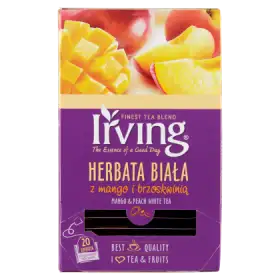 Irving Herbata biała z mango i brzoskwinią 30 g (20 x 1,5 g)